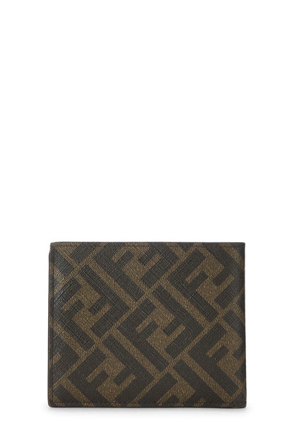 Fendi,  Yellow Zucca Coated Canvas Wallet, Yellow