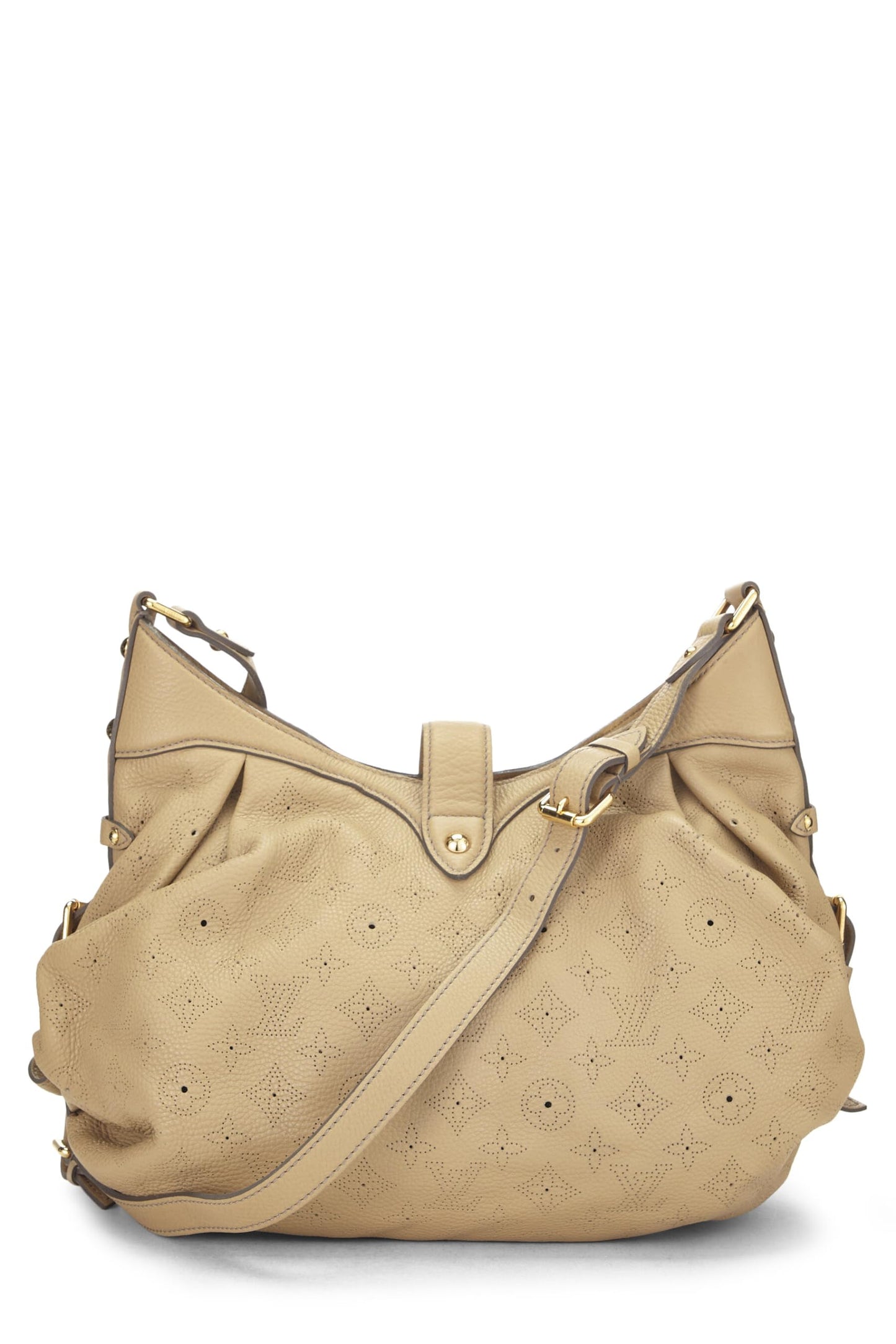 Louis Vuitton,  Beige Monogram Mahina Leather XS, Beige