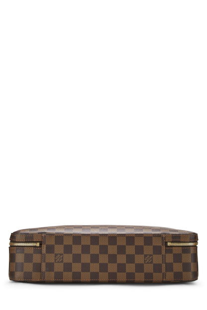 Louis Vuitton,  Damier Ebene Porte Ordinateur Sabana, Brown