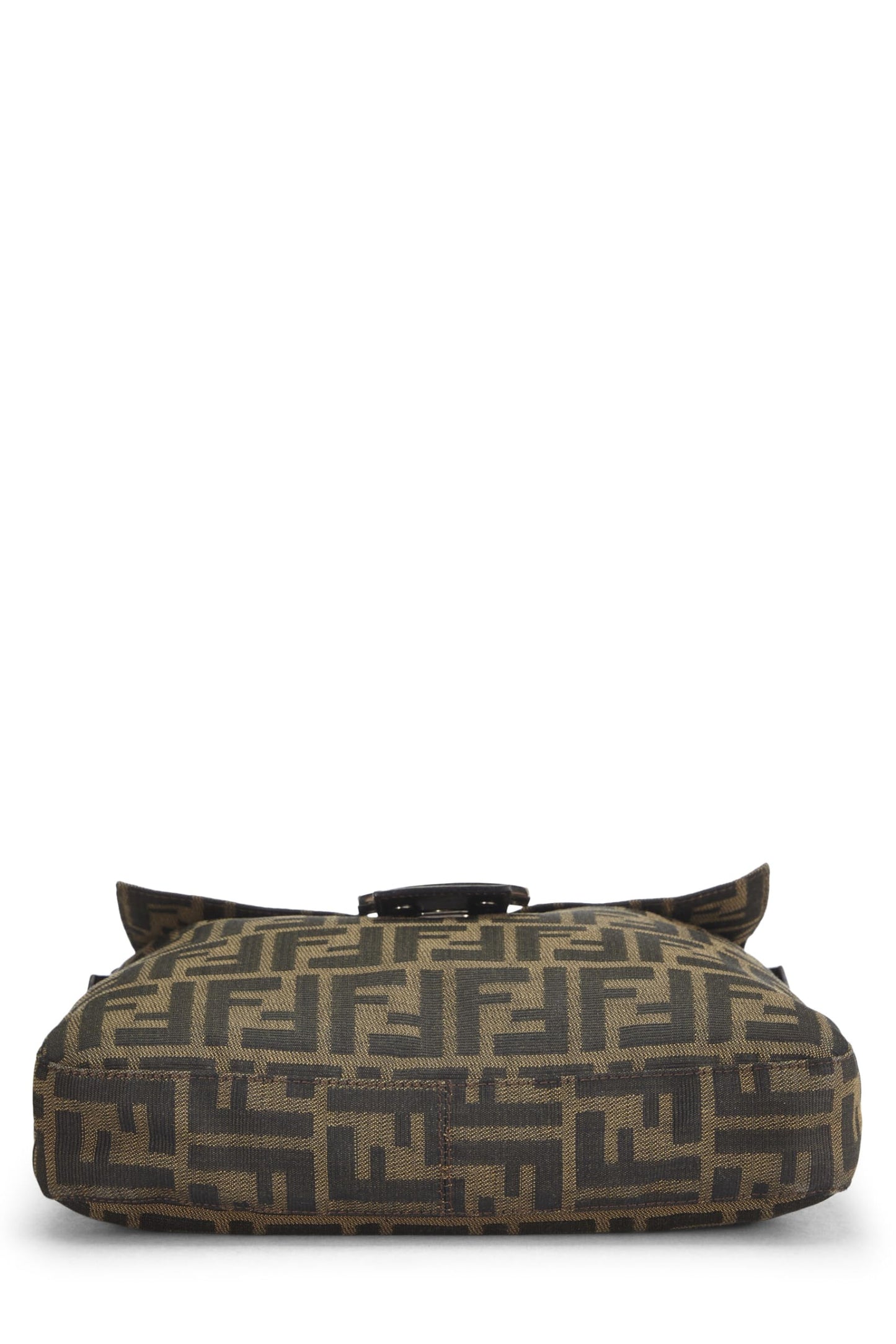 Fendi,  Brown Zucca Canvas Shoulder Bag, Brown
