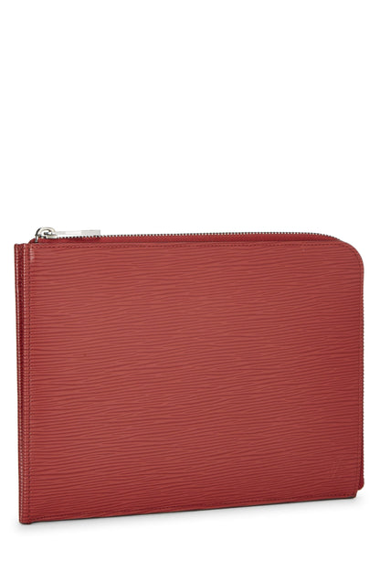 Louis Vuitton,  Rouge Epi Pochette Jour PM, Red