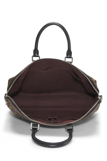 Louis Vuitton,  Monogram Macassar Porte-Documents Jour, Brown