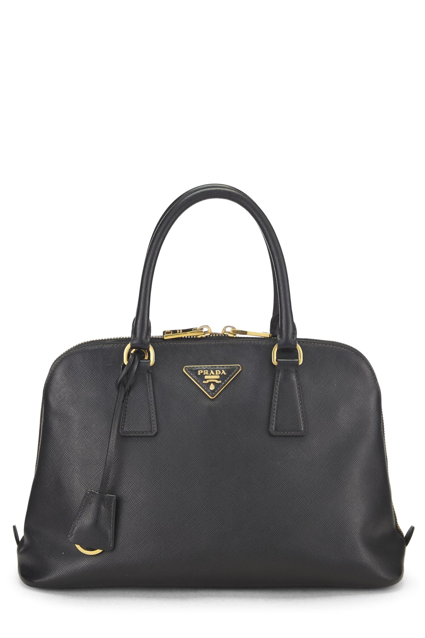 Prada,  Black Saffiano Promenade Small, Black