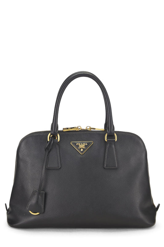 Prada,  Black Saffiano Promenade Small, Black