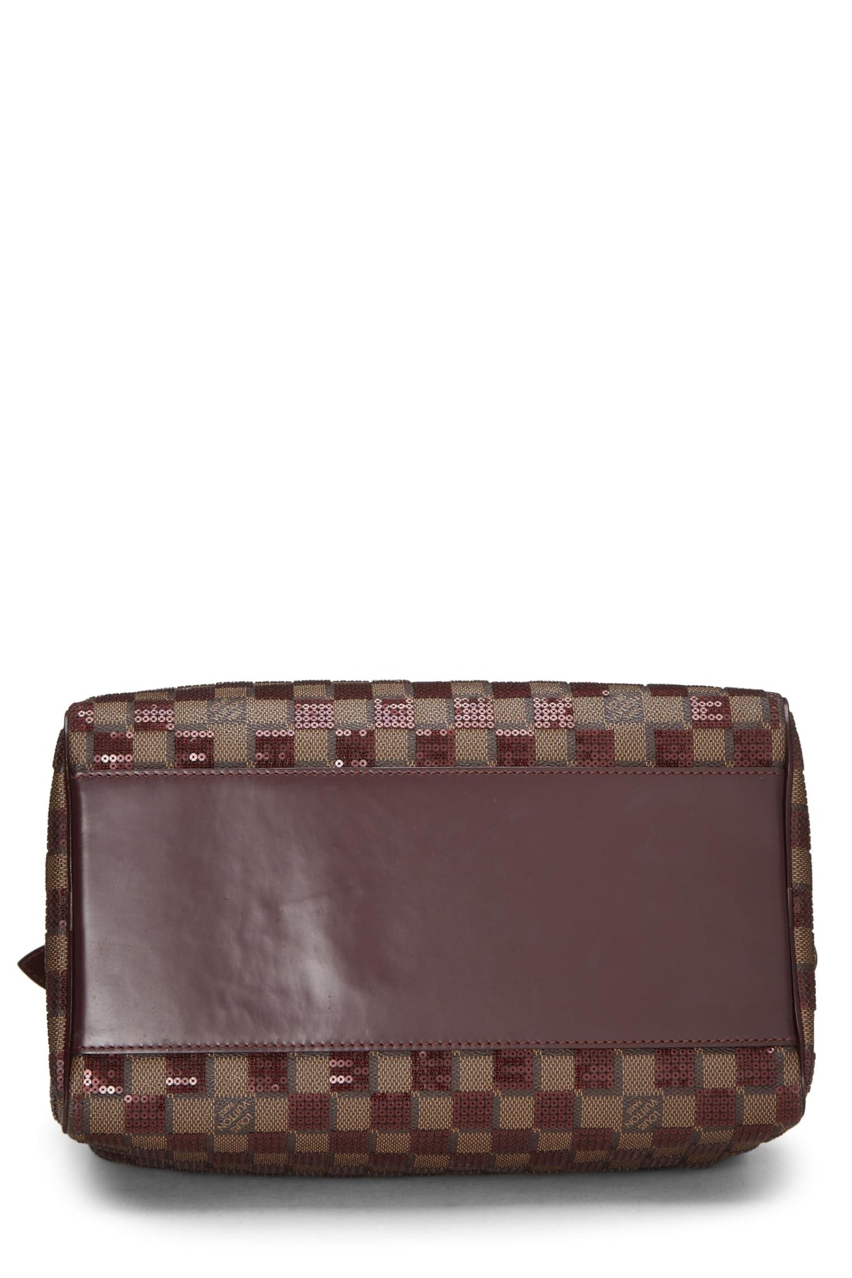Louis Vuitton,  Red Damier Paillettes Speedy 30, Red
