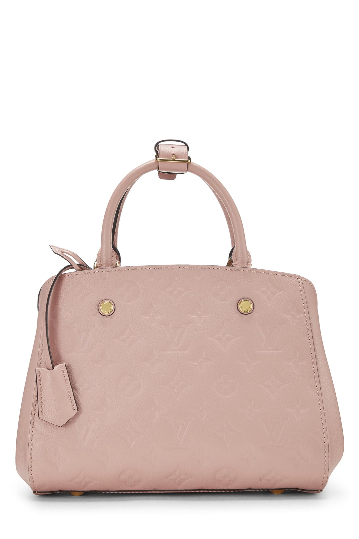 Louis Vuitton,  Pink Monogram Empreinte Montaigne BB, Pink