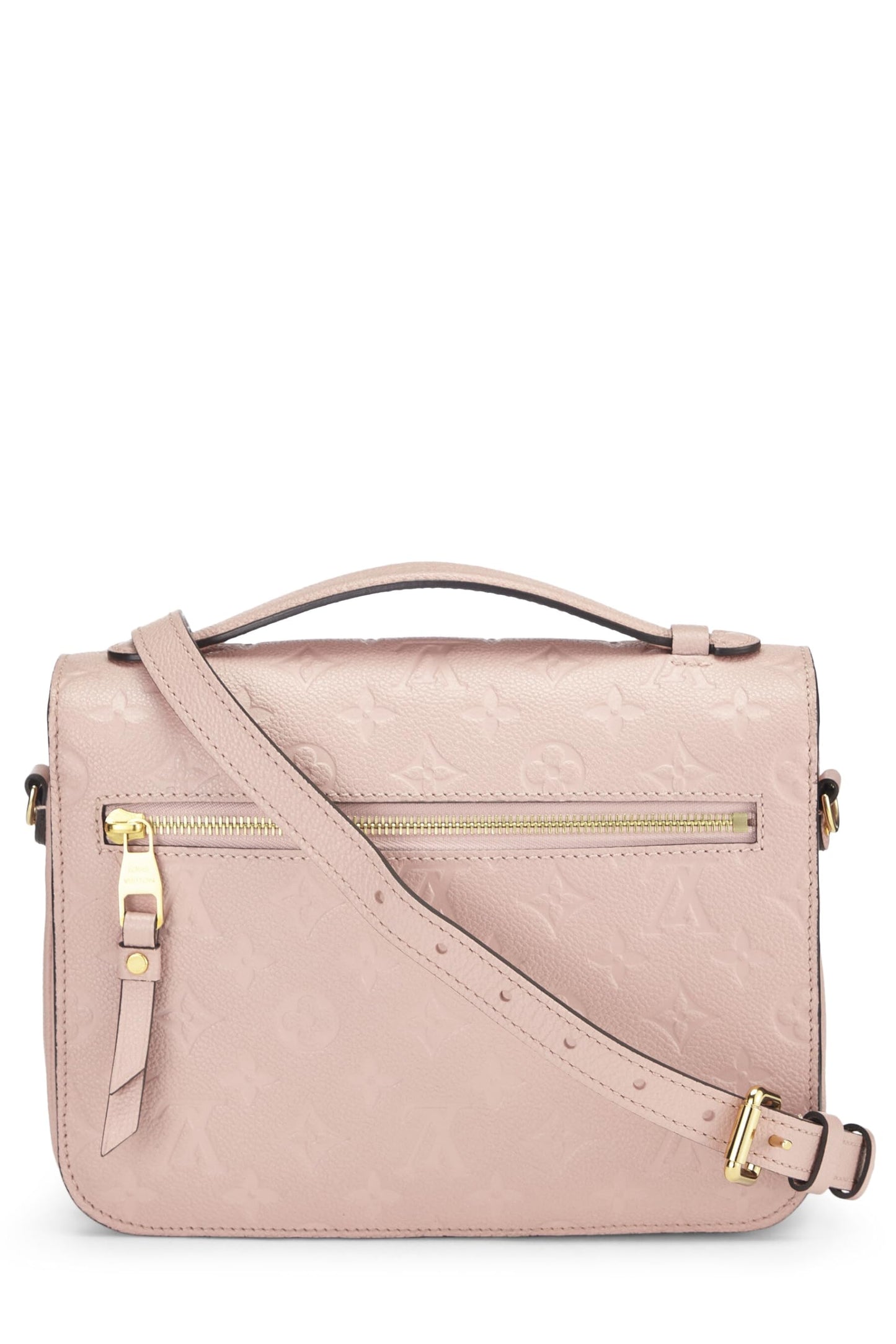 Louis Vuitton,  Pink Monogram Empreinte Pochette Metis, Pink