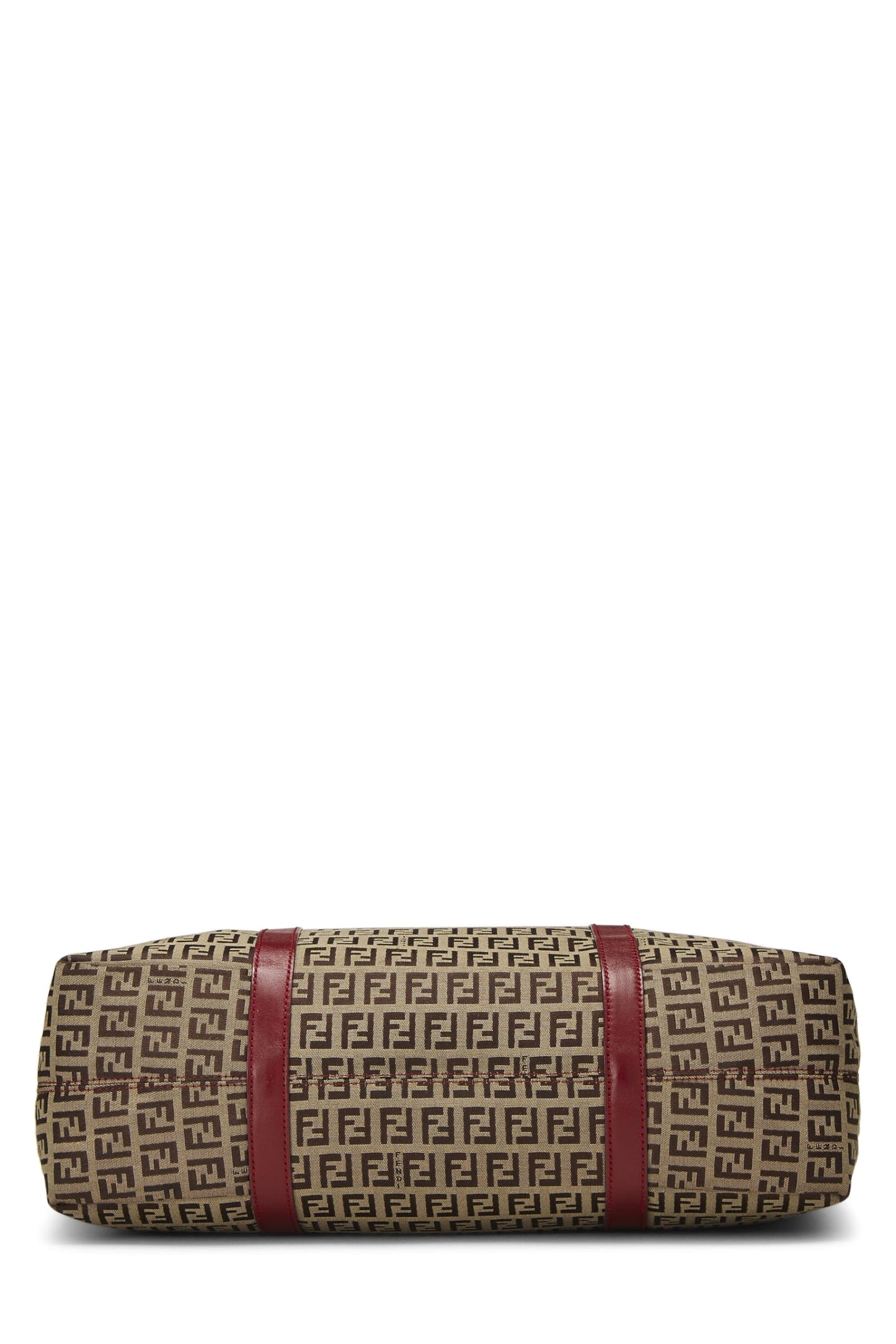Fendi,  Red Zucchino Canvas Tote, Red
