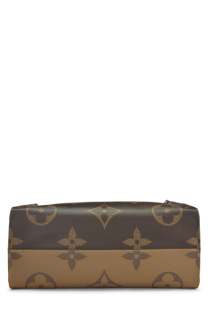 Louis Vuitton,  Monogram Reversed Giant On The Go GM, Brown