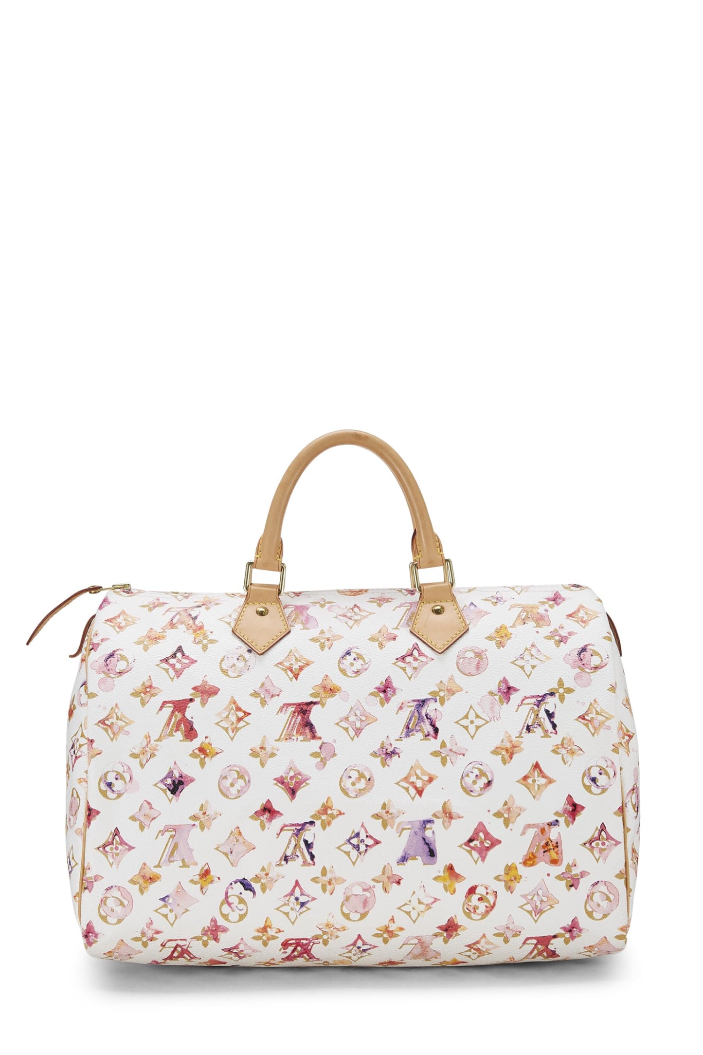 Louis Vuitton,  Richard Prince x Louis Vuitton Monogram Watercolor Speedy 35, White