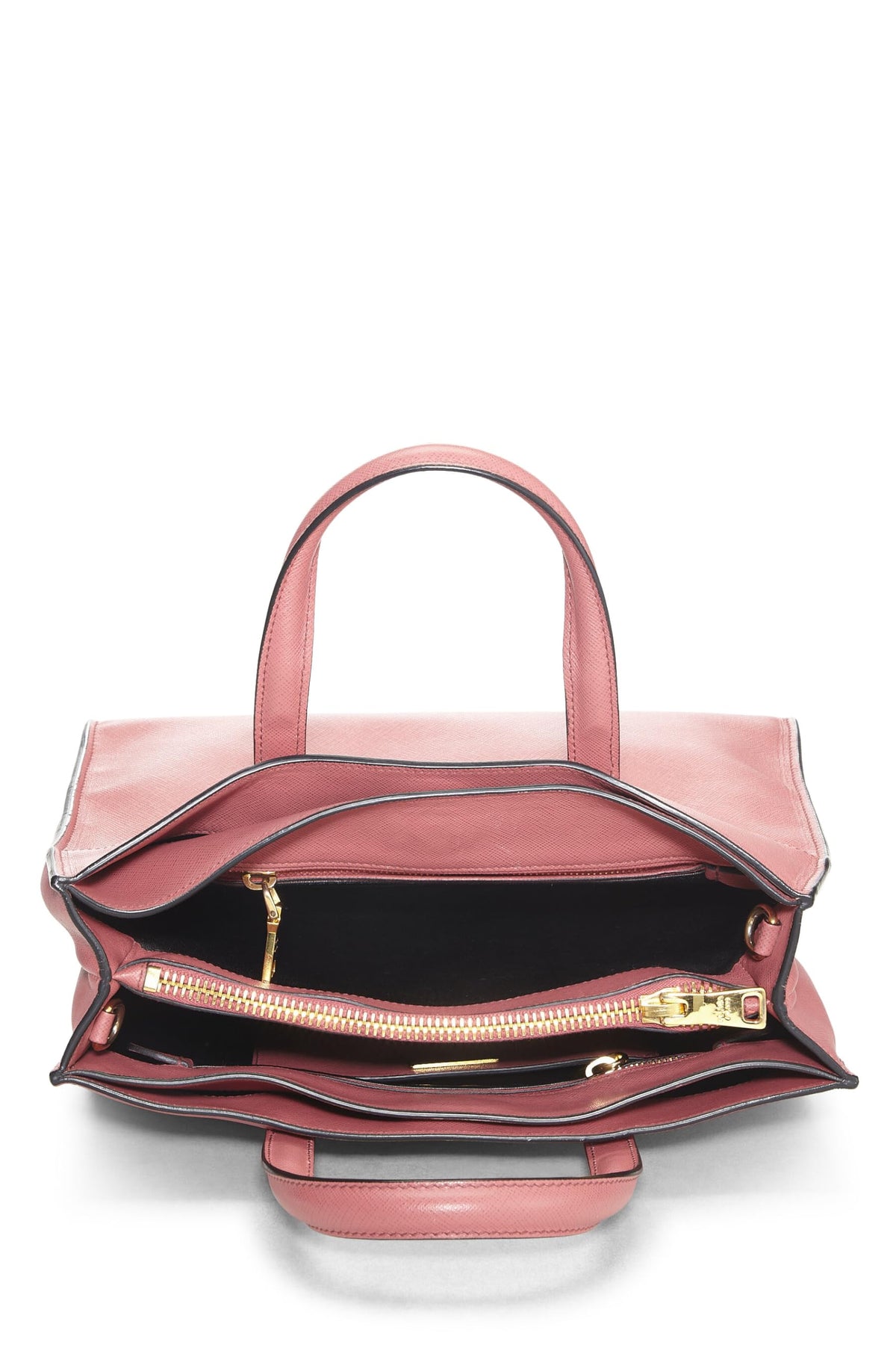 Prada,  Pink Saffiano Tote, Pink
