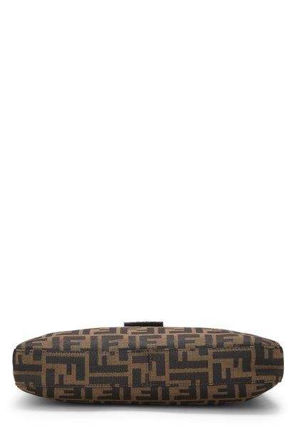 Fendi,  Brown Zucca Canvas Shoulder Bag, Brown