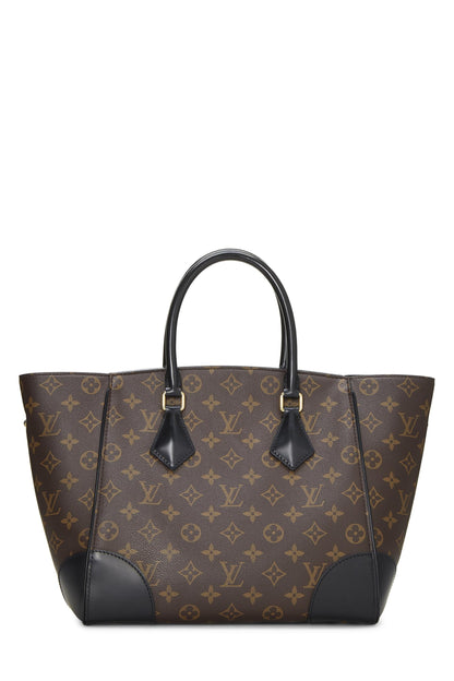 Louis Vuitton,  Black Monogram Canvas Phenix MM, Black