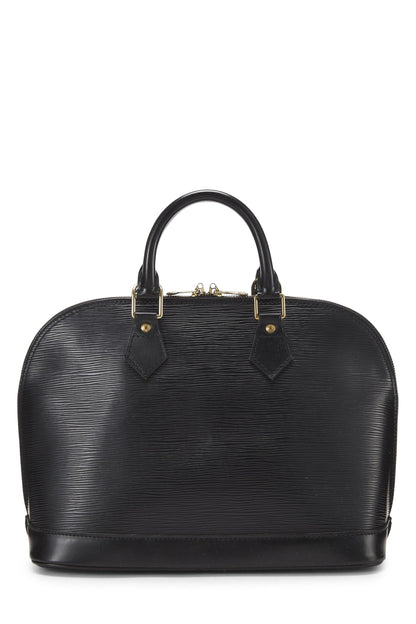 Louis Vuitton,  Black Epi Alma PM, Black