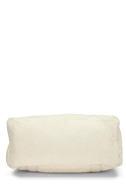 Chanel,  White Terry Cloth 'CC' Beach Set, White