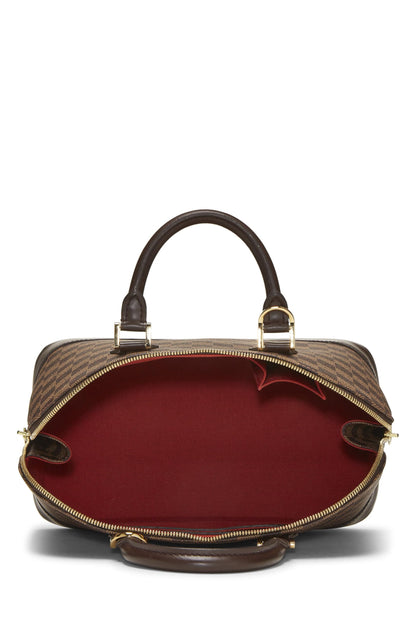 Louis Vuitton,  Damier Ebene Alma PM, Brown