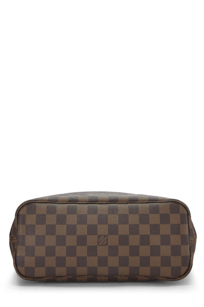 Louis Vuitton,  Damier Ebene Neverfull PM, Brown