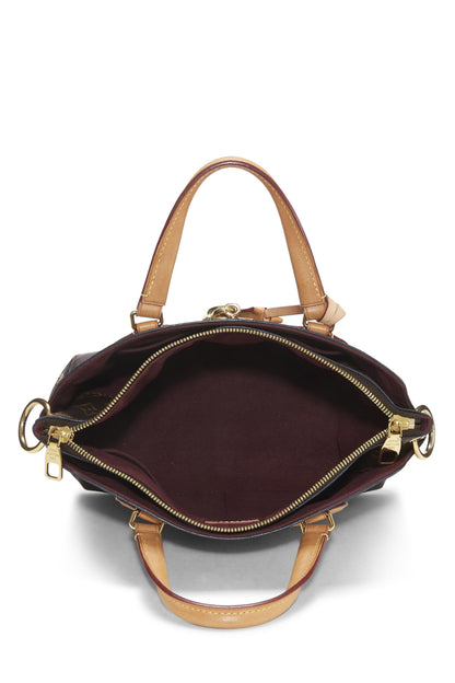 Louis Vuitton,  Monogram Canvas Flower Zip Tote PM, Brown
