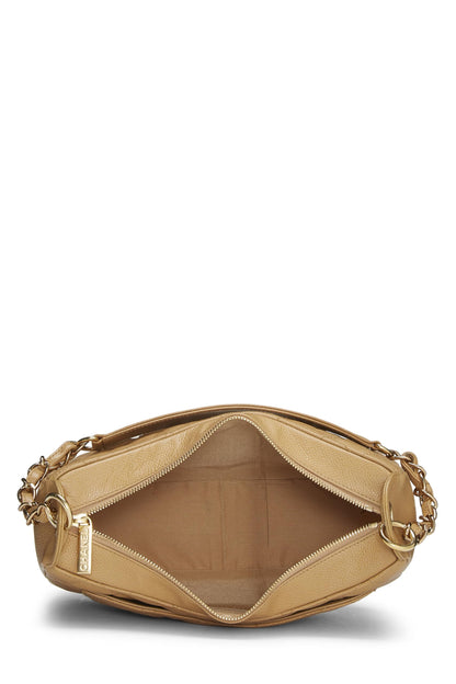 Chanel,  Beige Caviar Timeless 'CC' Shoulder Bag, Beige