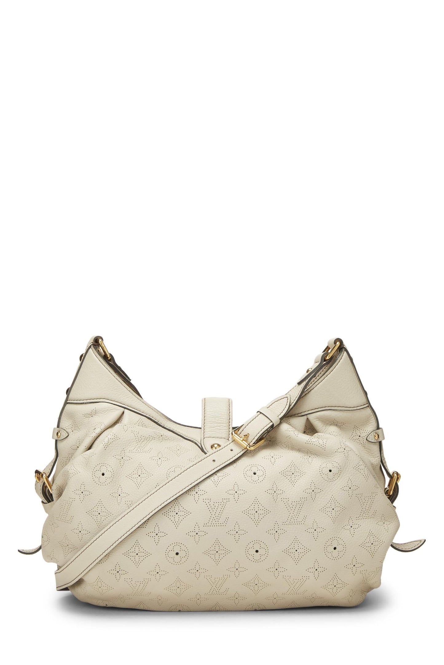 Louis Vuitton,  White Monogram Mahina Leather XS, White