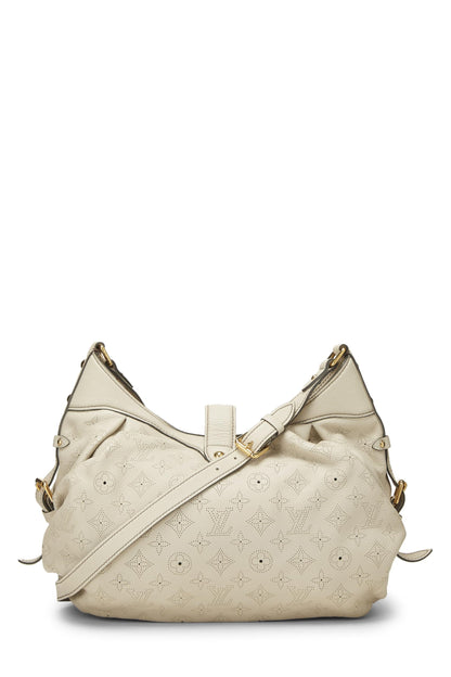 Louis Vuitton,  White Monogram Mahina Leather XS, White