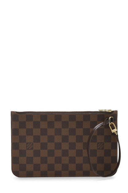 Louis Vuitton,  Damier Ebene Neverfull Pouch MM, Brown