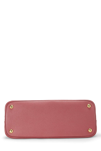 Prada,  Blue Saffiano Promenade Medium, Pink
