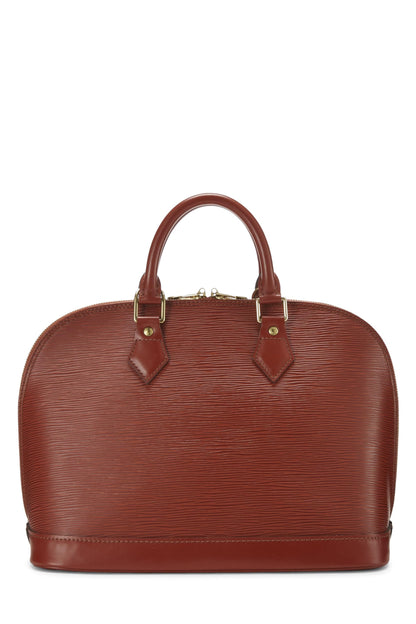Louis Vuitton,  Cipango Gold Epi Alma PM, Brown