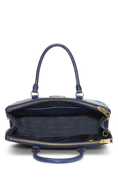 Prada,  Blue Saffiano Executive Tote Medium, Navy
