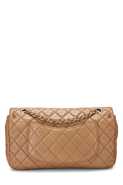 Chanel,  Brown Quilted Lambskin Valentine Single Flap Medium, Brown