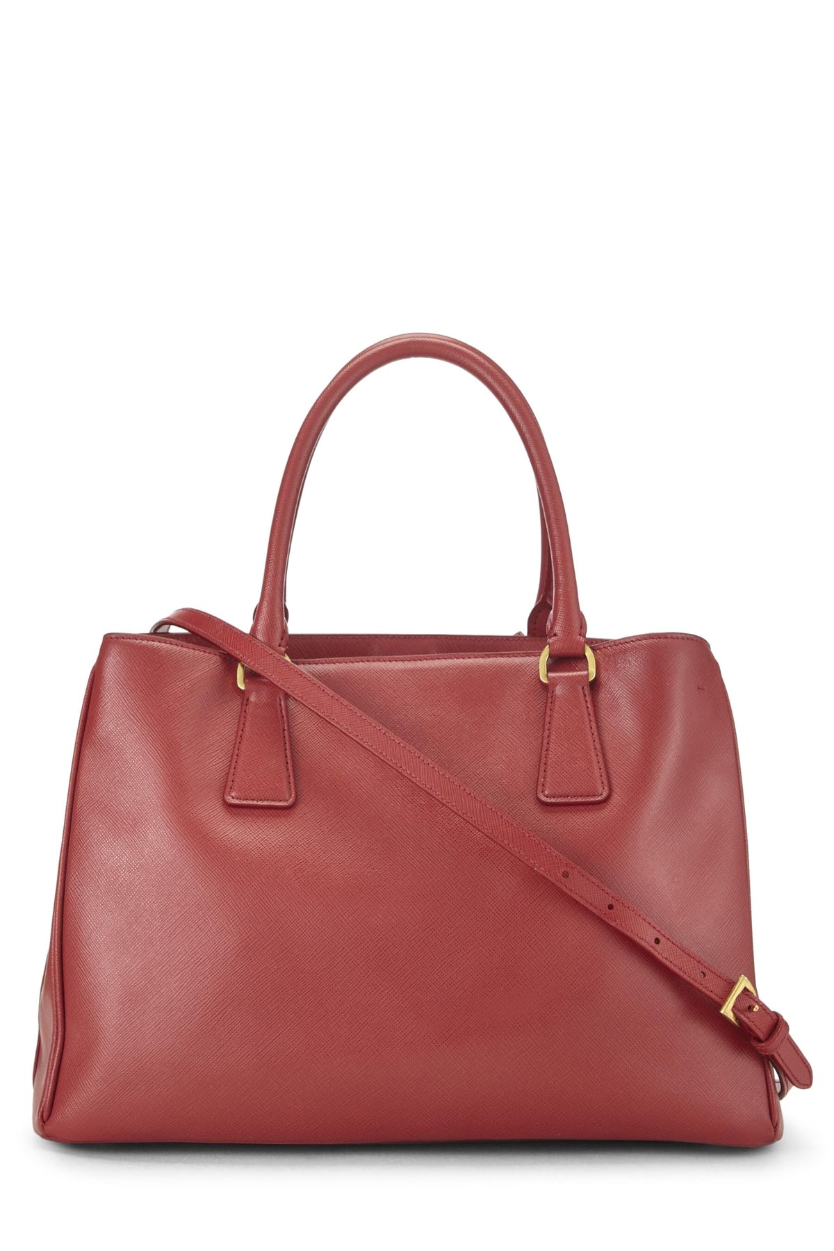 Prada,  Red Saffiano Executive Tote Medium, Red