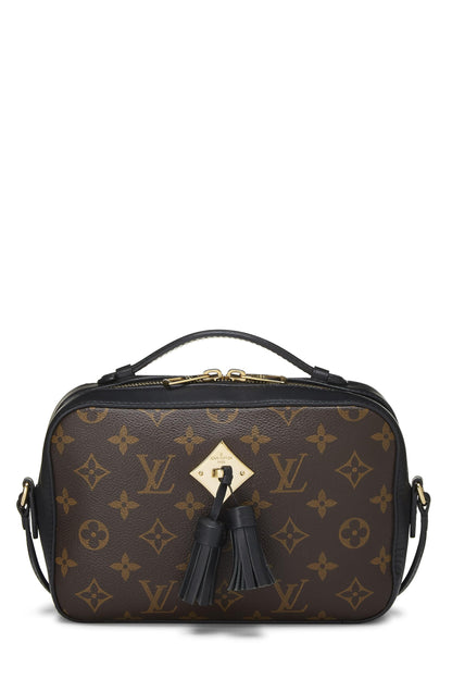 Louis Vuitton,  Black Monogram Canvas Saintonge, Black