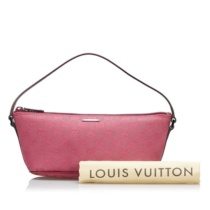 Gucci GG Canvas Boat Baguette