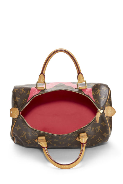 Louis Vuitton,  Pink Monogram V Speedy 30, Pink
