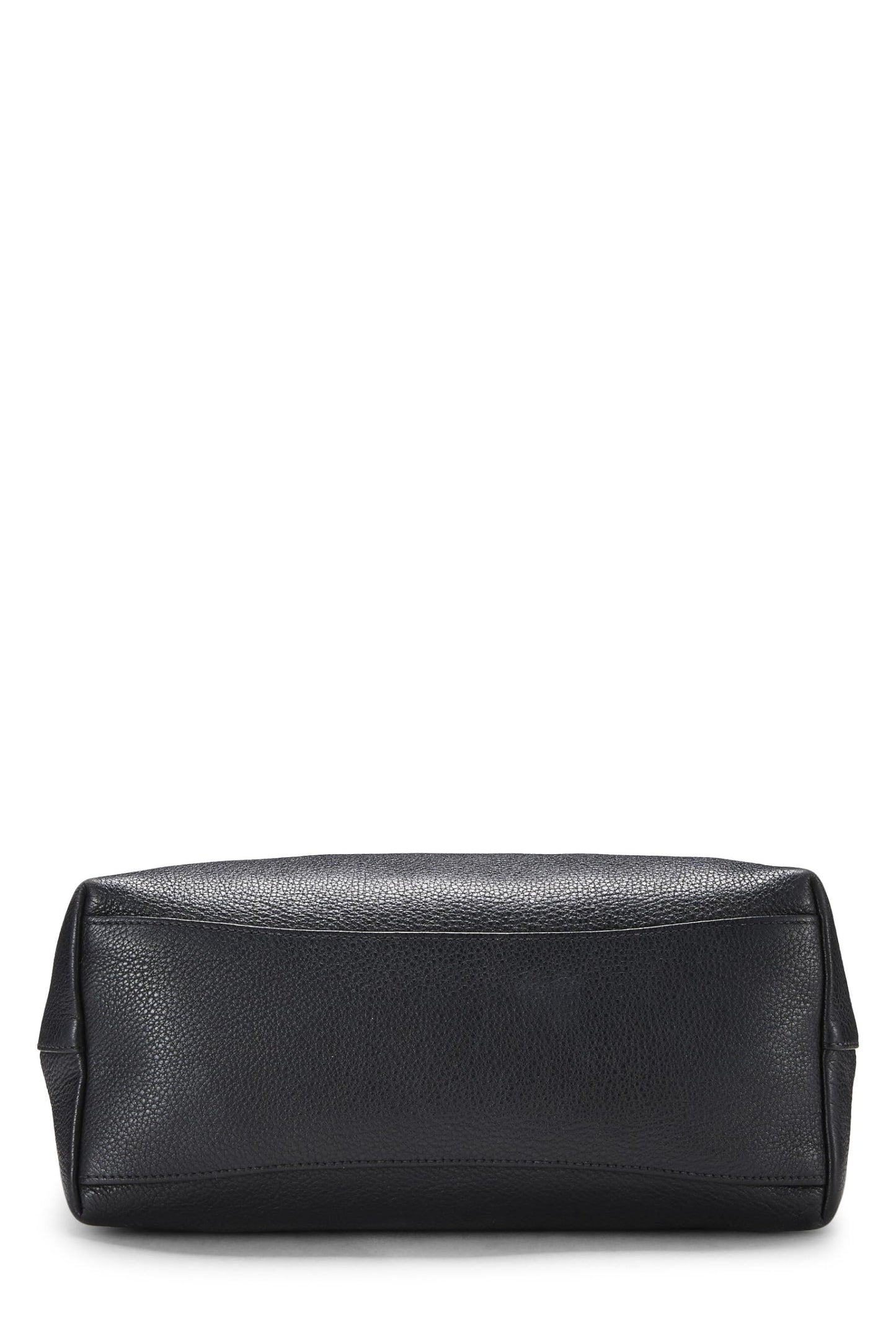 Prada,  Black Vitello Daino Logo Tote, Black