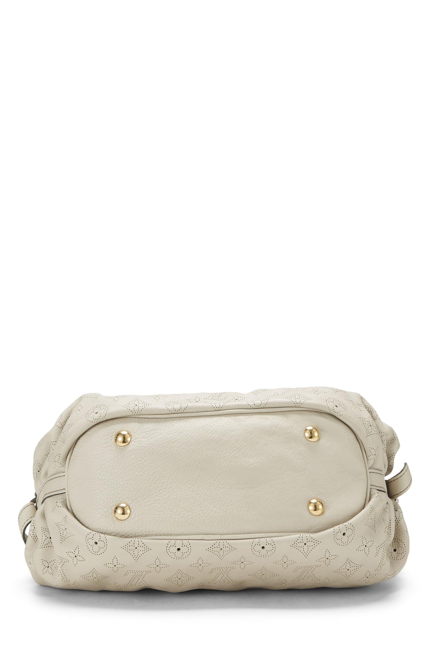 Louis Vuitton,  White Monogram Mahina Leather XS, White
