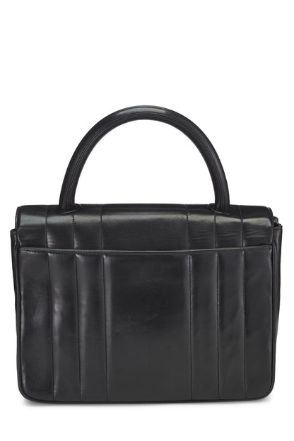 Chanel,  Black Vertical Lambskin Kelly, Black