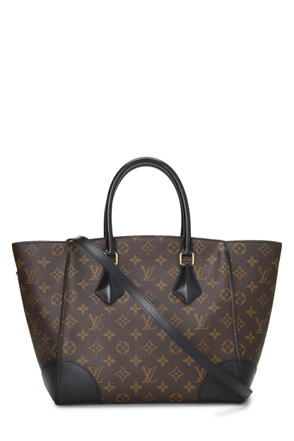 Louis Vuitton,  Black Monogram Canvas Phenix MM, Black
