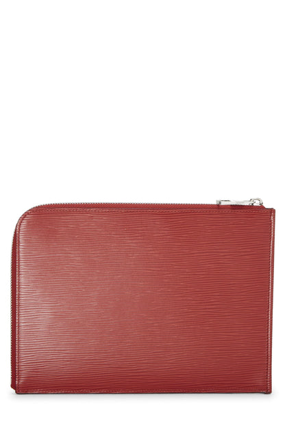 Louis Vuitton,  Rouge Epi Pochette Jour PM, Red