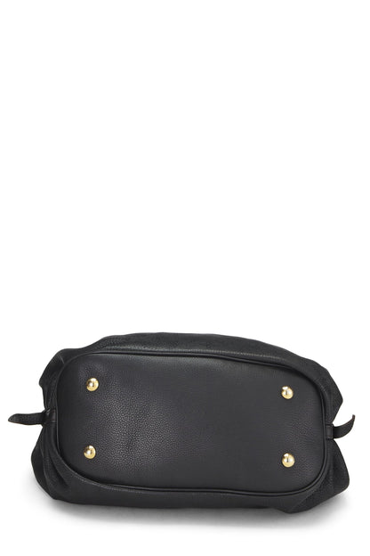 Louis Vuitton,  Black Monogram Mahina Large, Black