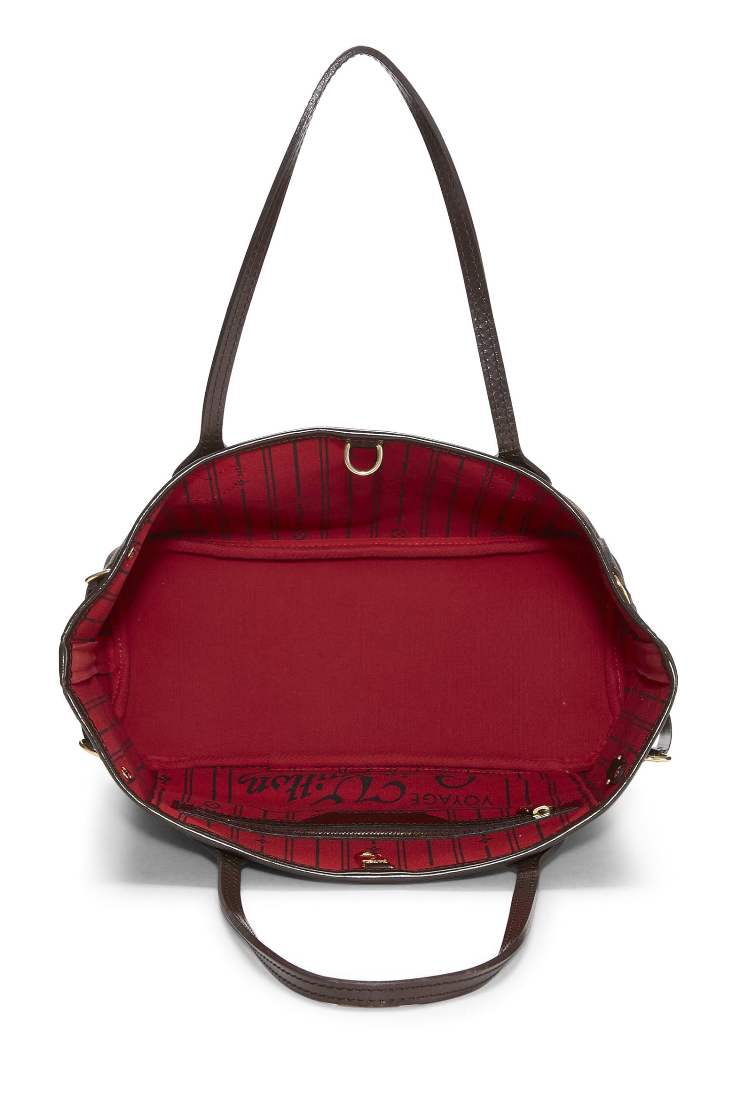Louis Vuitton,  Damier Ebene Neverfull PM, Brown