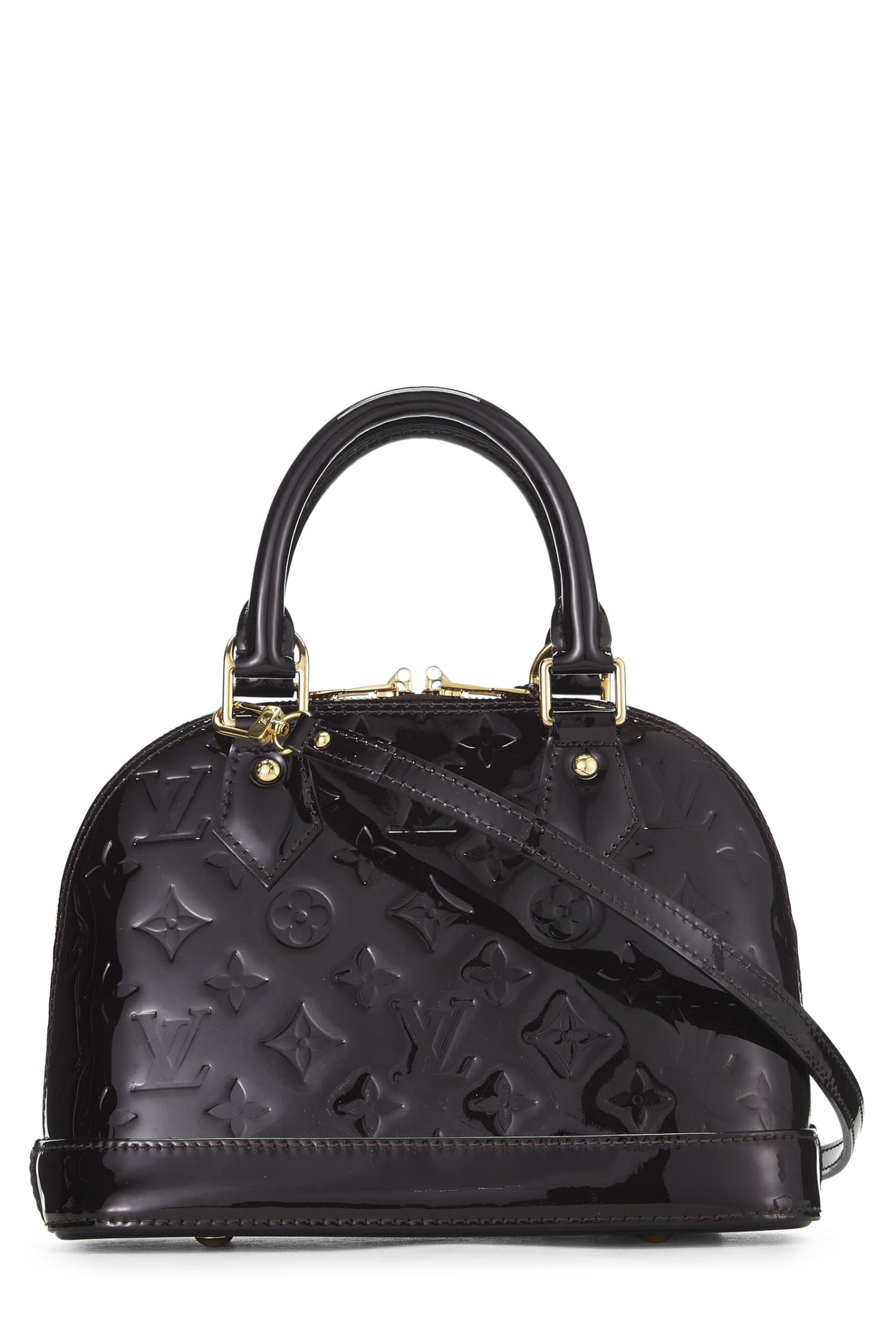 Louis Vuitton,  Amarante Monogram Vernis Alma BB, Purple