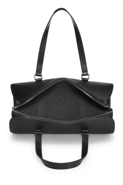 Louis Vuitton,  Black Epi Soufflot & Mini Set, Black