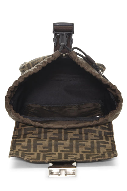 Fendi,  Brown Zucca Fendiness Backpack Small, Brown