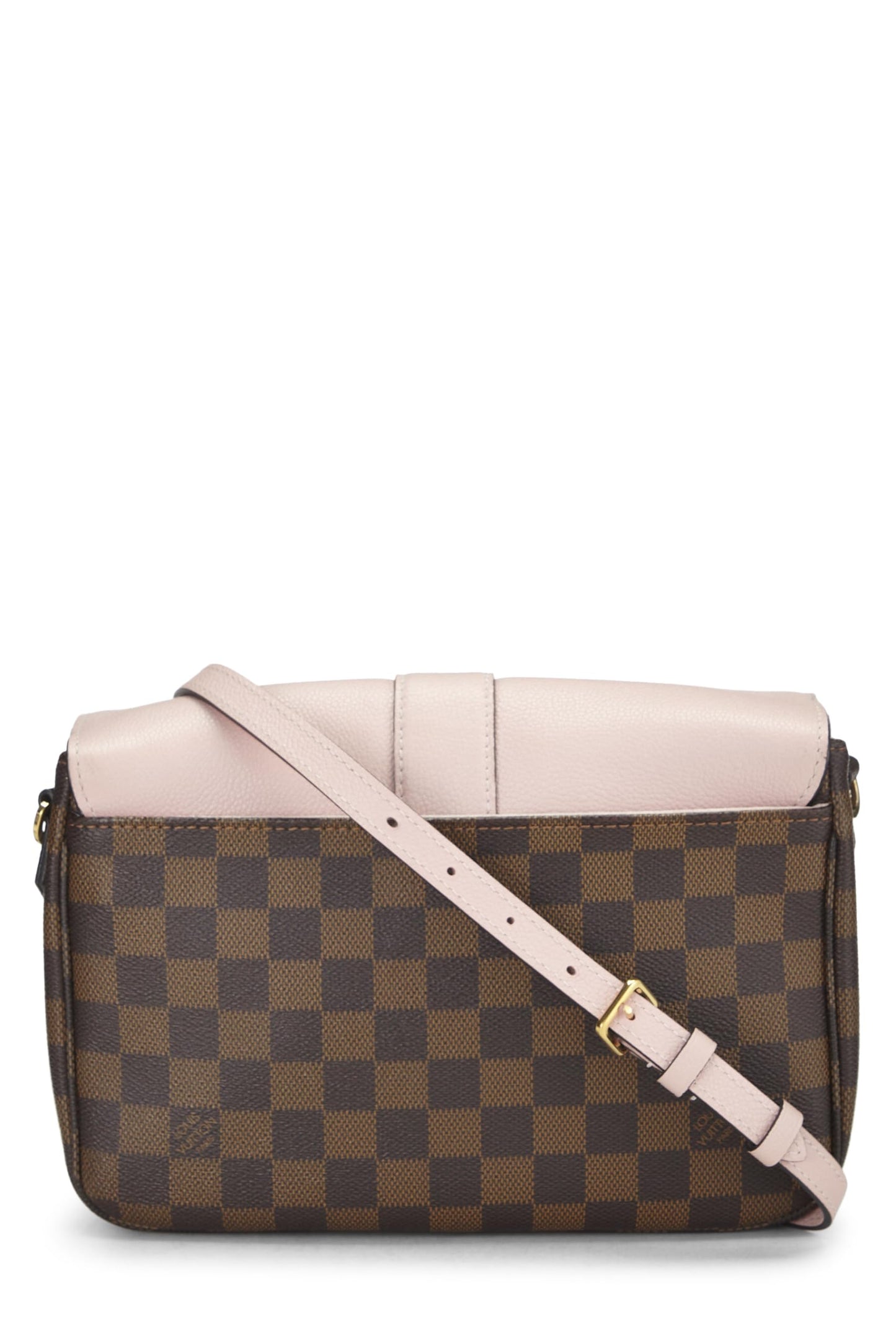 Louis Vuitton,  Pink Damier Ebene Clapton Crossbody, Pink