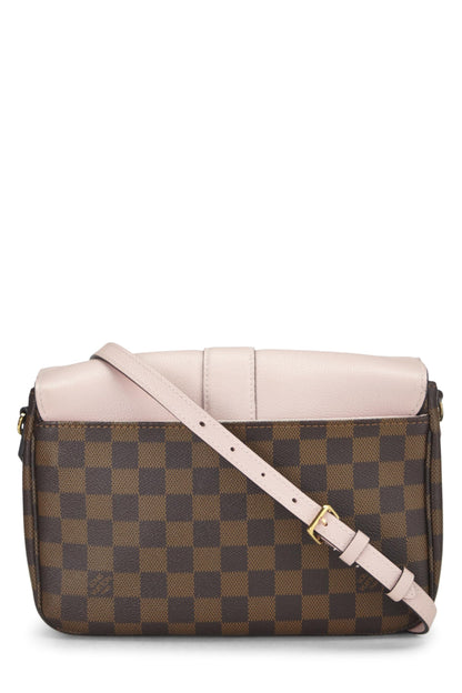 Louis Vuitton,  Pink Damier Ebene Clapton Crossbody, Pink
