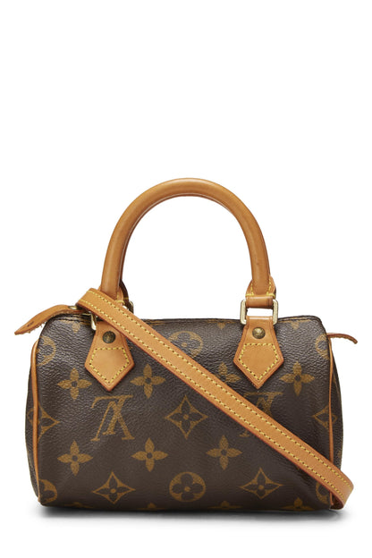 Louis Vuitton,  Monogram Canvas HL Speedy Mini, Brown