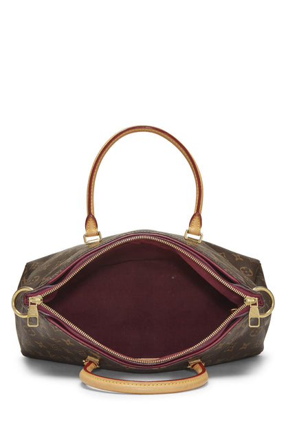 Louis Vuitton,  Burgundy Monogram Canvas Pallas, Burgundy