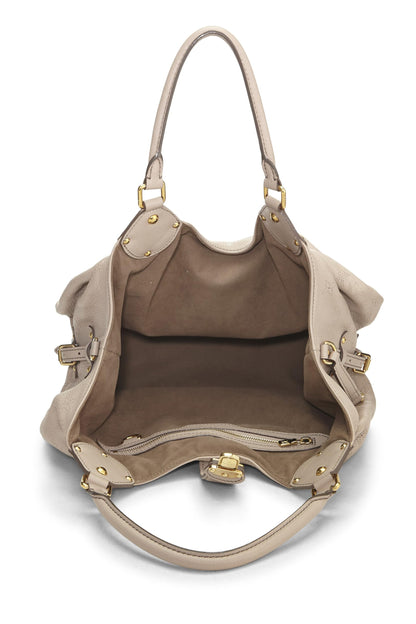 Louis Vuitton,  Beige Monogram Mahina Large, Beige