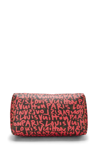Louis Vuitton,  Stephen Sprouse x Louis Vuitton Monogram Pink Graffiti Speedy 30, Pink